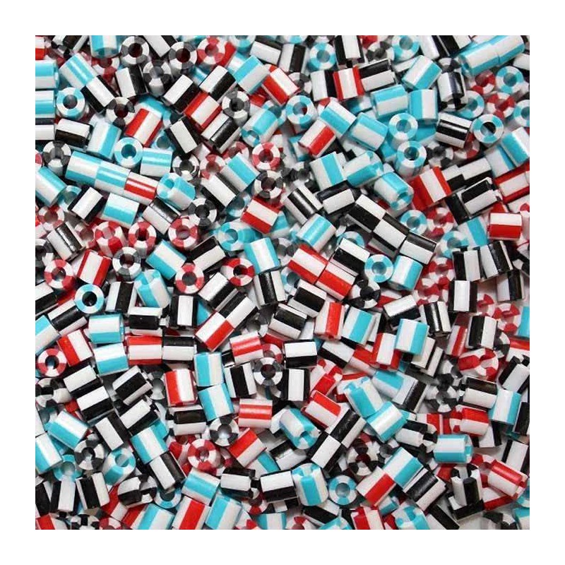 Hama Beads Midi 1000 piezas color rojo neón