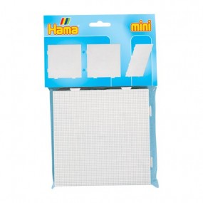 Bolsa de 2 Placa / Pegboard de 15x15 centímetros mini + papel Hama